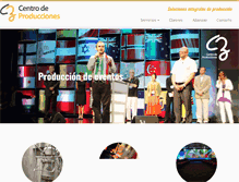 Tablet Screenshot of czproducciones.com